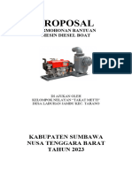 pROPOSAL mESIN DIESEL BOAT