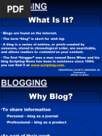 Blogging Introduction