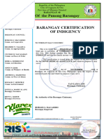 Certificate of Indigency 2023 New Felisitas Zamora