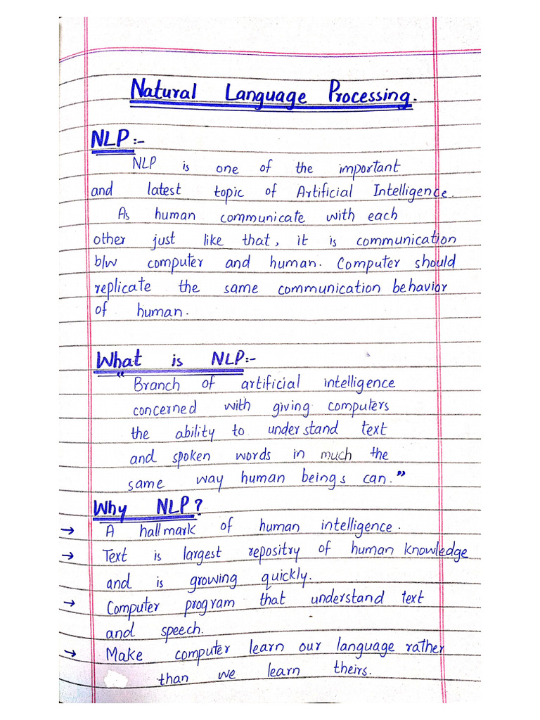 Natural Language Processing | PDF