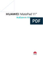 HUAWEI MatePad 11 Kullanım Kılavuzu - (DBR-W09, HarmonyOS 3.1 - 01, TR)