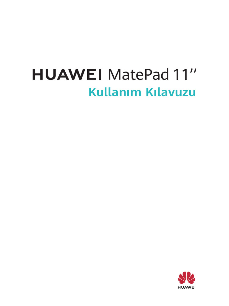 HUAWEI MatePad 11 Kullanım Kılavuzu - (DBR-W09, HarmonyOS 3.1 - 01, TR ...
