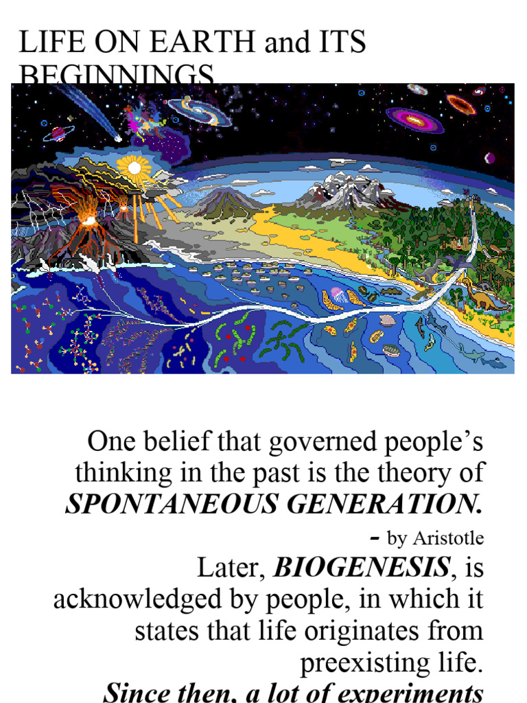 Theories on the origin of life pdf life abiogenesis