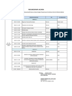 Roundown Sosialisasi Pelaksanaan Muskel