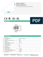 Sensor Inductivo NBB10-30GK50-E2: Dimensiones