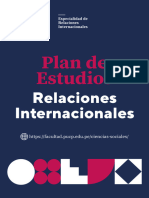 Plan de Estudios de Relaciones Internacionales PUCP