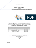 Small and Medium Enterprise (SME) Marketing Plan