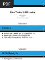 Slurm 18.08 Overview