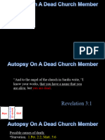 Autopsy On A Dead Church Member