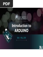 Introduction To ARDUINO