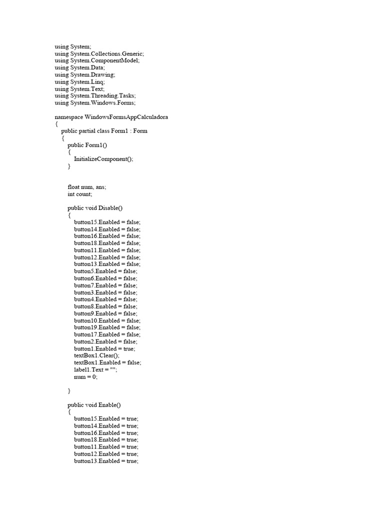 Image Result For Calculadora Windows Forms Net C Stack Overflow En Espaol