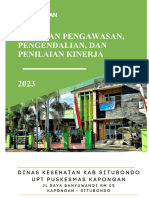 Sampul Pedoman Kerja Pengawasan Pengendalian Dan Penilaian Kinerja