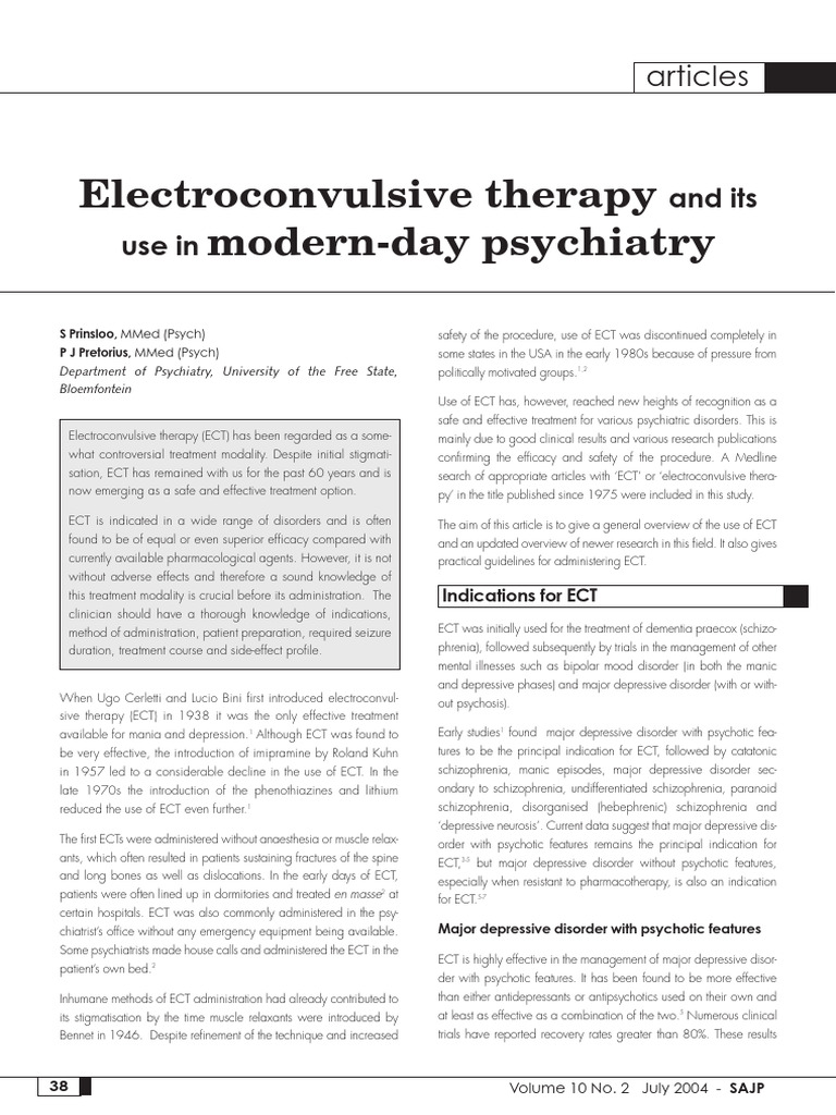 Electroconvulsive Therapy New Research New Hope - scmmxm5