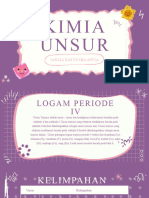 Kimia Unsur Logam Period IV