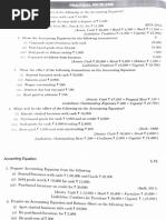 Accounting Equation (Practical Questions)