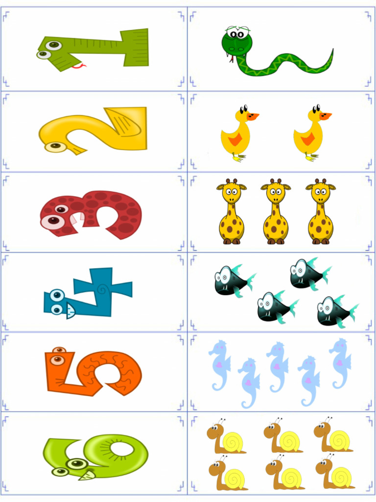 Number Flashcards 3 | PDF