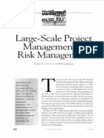 Large Scale Project Management Is Risk M