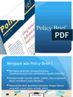 Format dan Contoh Policy Brief Efektif | PDF | Karier & Perkembangan