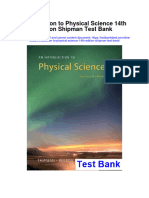 Introduction To Physical Science 14th Edition Shipman Test Bank