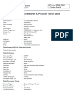 Formulir Peserta KIP Kuliah 2023