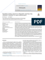 Expanding Training Capacity For Radiographer Reporting Using