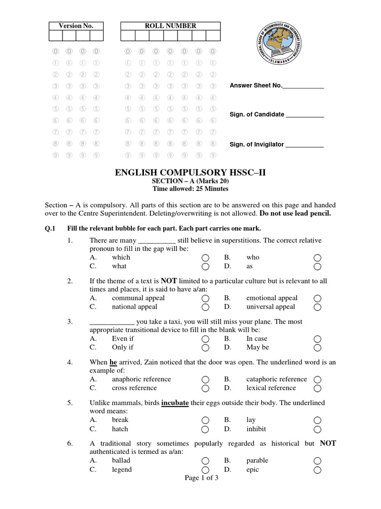 Final English HSSCII Merged PDF Verb Syntax
