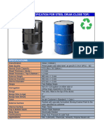 Drum Data Sheet