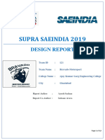 Supra 2019 Final Design Report