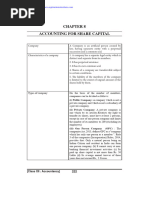 CBSE Class 12 Acc Notes Accounting For Share Capital