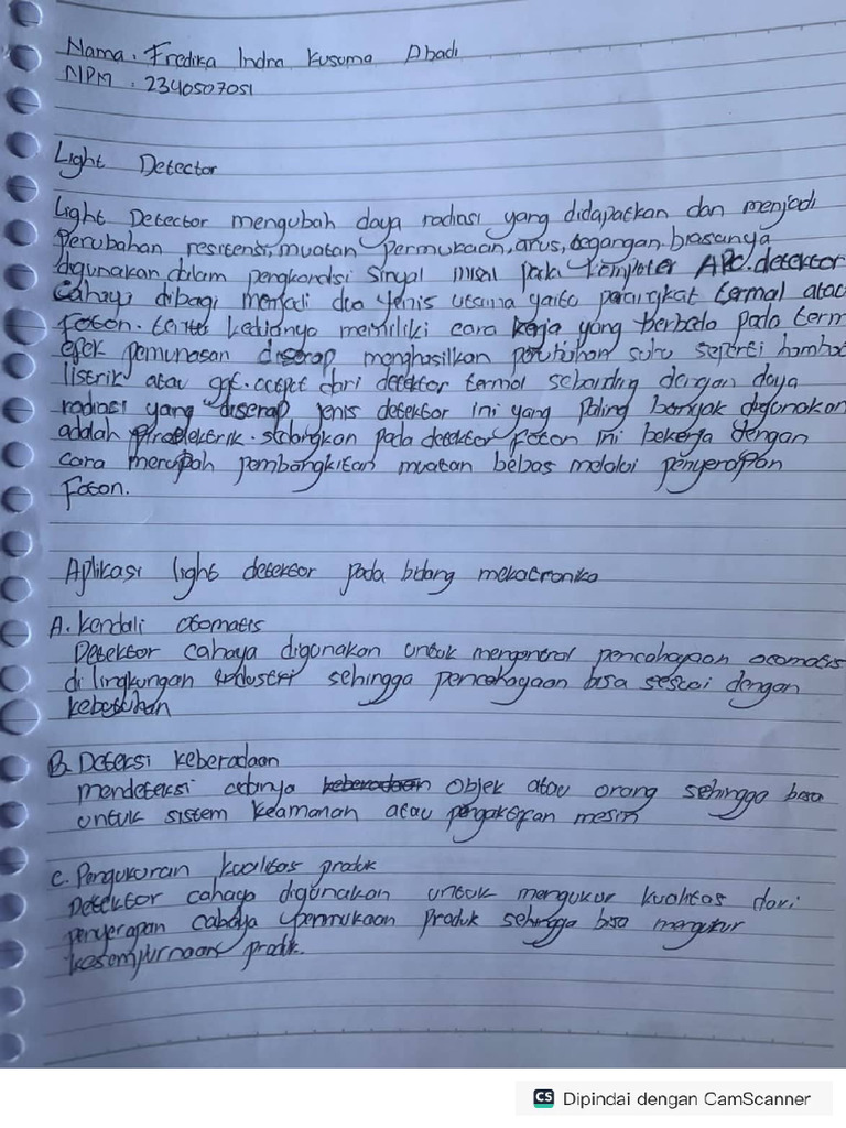 Fredika, Pengantar Mekatronika | PDF