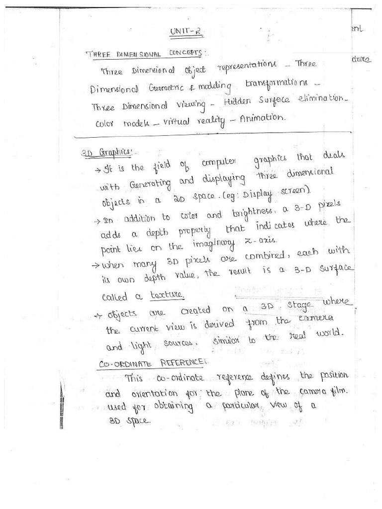 Unit 3 Written Notes | PDF