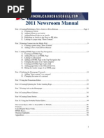 Download Newsroom Manual 2011 by MarinisMLB SN68664687 doc pdf