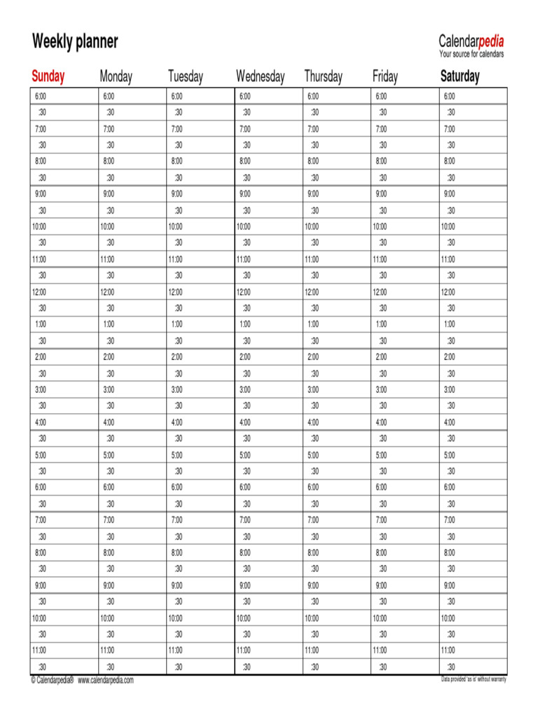 weekly-planner-landscape-30-minute-steps-pdf