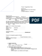 Contoh Gugatan Badan Hukum Perdata