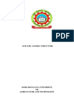 ATOMIC Structure SCH 2100 Notes 2023