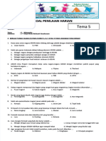PDF Soal Tematik Kelas 6 SD Tema 5 Subtema 1 Kerja Keras Berbuah Kesuksesan Dan Kunci Jawaban - Compress