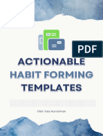 Actionable Habit Forming Template