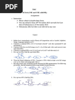 B.Tech (CSE and CSE-AI&ML) Assignment