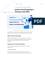 7 Reasons Why Good Record Keeping Is Important For Startups and SMEs