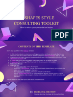 3D Shapes Style Consulting Toolkit by Slidesgo