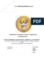 Lab Manual JAVA-1