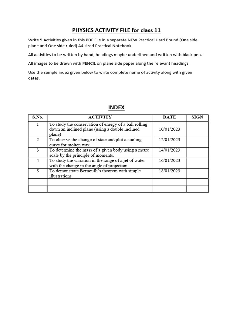 Class 11 Physics Activity Guide | PDF | Melting Point | Weighing Scale