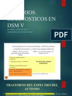 Criterios Diagnosticos en DSM V
