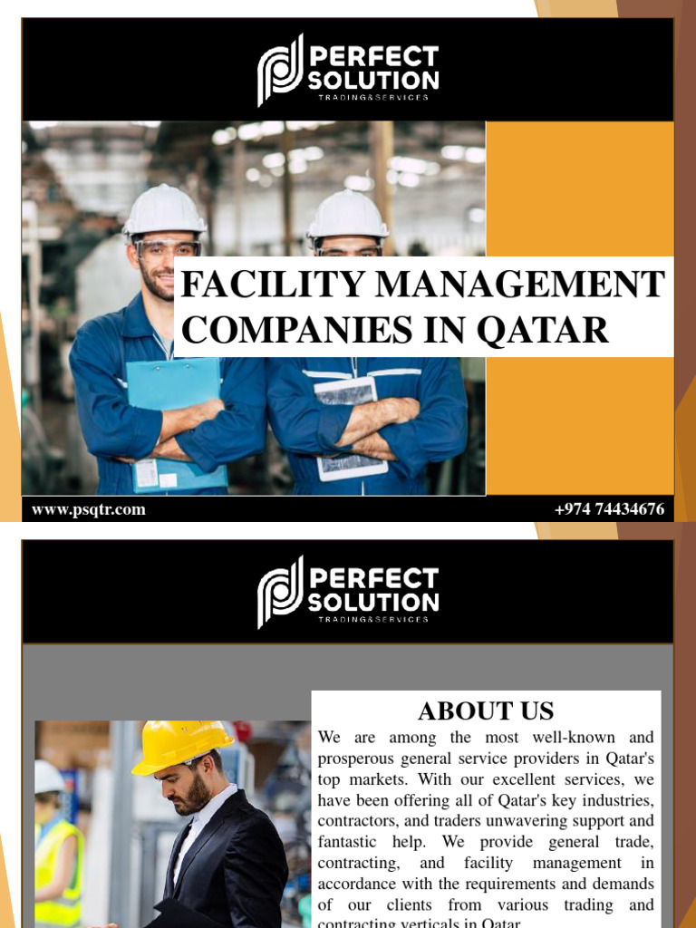 Facility Management Companies in Qatar PDF