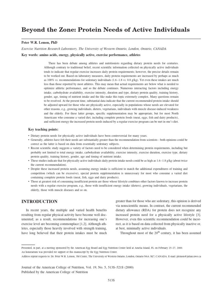 protein-needs-pdf-strength-training-dietary-supplements