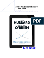 Macroeconomics 4th Edition Hubbard Test Bank