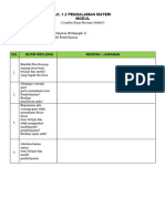 Lk. 1.2 Pendalaman Materi Modul: NO. Butir Refleksi Respon / Jawaban