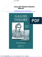Galois Theory 4th Stewart Solution Manual