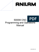 Analam 5000M CNC Programinning & Pperationns Manual