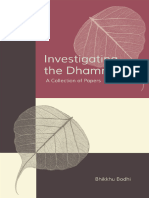 Investigating The Dhamma Free